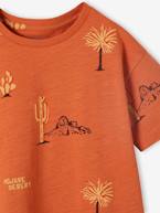 T-shirt deserto, para menino alperce 