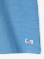 T-shirt estilo tunisino, Basics, para menino azul-azure+cru 