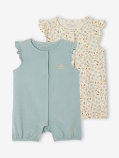 Bebé 0-36 meses-Pijamas, babygrows-Lote de 2 macacões, para recém-nascido