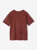 T-shirt com tucano, para menino bordeaux 