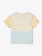T-shirt colorblock 'Happy summer', para bebé azul-céu 
