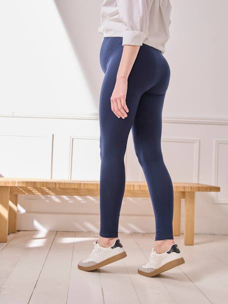 Leggings compridos, para grávida marinho+Preto 