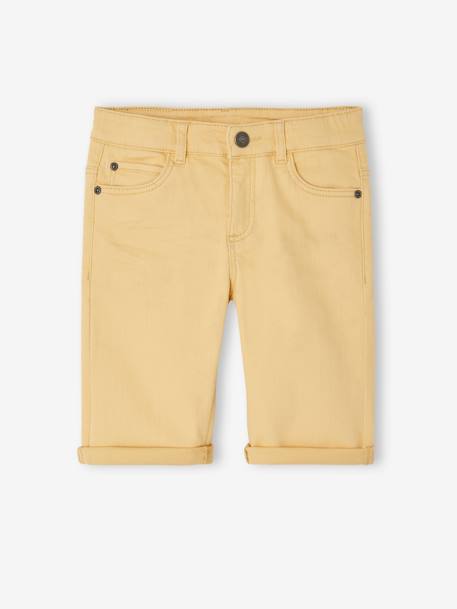 Bermudas para menino amarelo-pálido+azeitona+AZUL ESCURO LISO COM MOTIVO+azul-acinzentado+bege+LARANJA MEDIO LISO COM MOTIVO+riscas azuis+VERDE CLARO LISO COM MOTIVO 