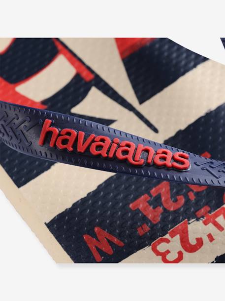 HAVAIANAS Top Nautical, para criança bege estampado 