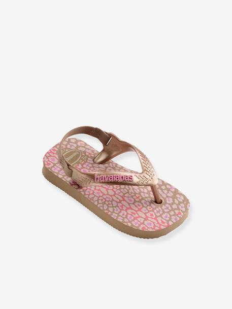 HAVAIANAS® Baby Mini me bege-dourado+rosa 