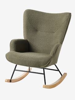 Quarto e Arrumação-Quarto-Cadeiras, pufes, cadeirões-Cadeirões-Cadeira de baloiço, em tecido tipo borboto, especial amamentação
