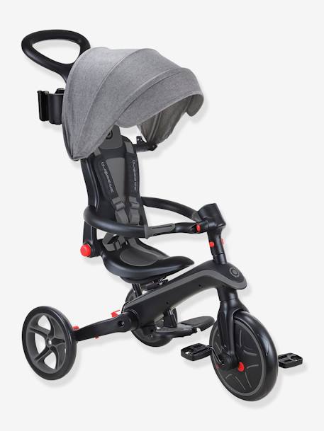 Triciclo Explorer Foldable 4 em 1 - GLOBBER azeitona+cinzento+rosa+toupeira 