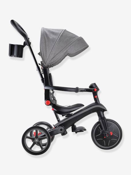 Triciclo Explorer Foldable 4 em 1 - GLOBBER azeitona+cinzento+rosa+toupeira 