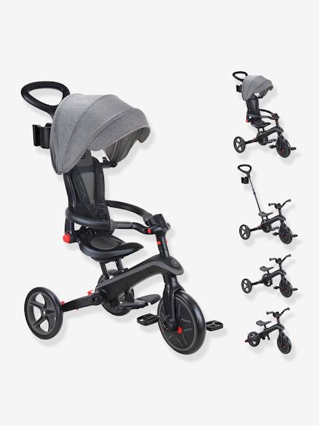 Triciclo Explorer Foldable 4 em 1 - GLOBBER azeitona+cinzento+rosa+toupeira 