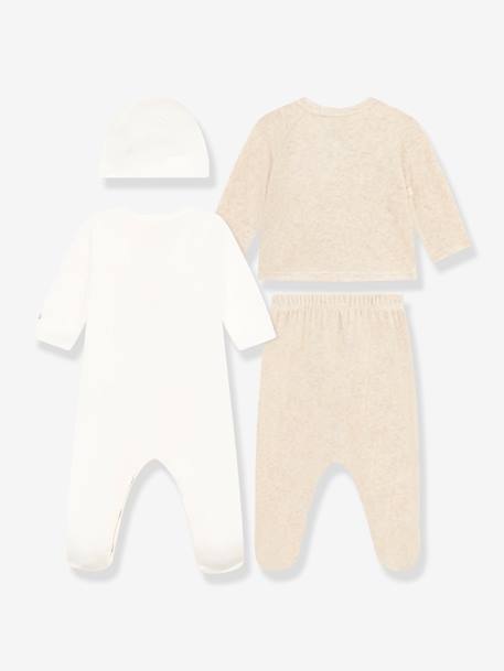 Conjunto de 4 peças, para bebé, em algodão, da Petit Bateau cinza mesclado 