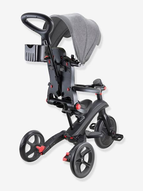 Triciclo Explorer Foldable 4 em 1 - GLOBBER azeitona+cinzento+rosa+toupeira 