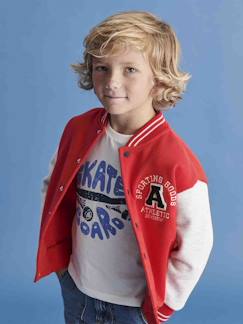 Ecorresponsáveis-Menino 2-14 anos-Camisolas, casacos de malha, sweats-Sweat de desporto estilo teddy, para menino