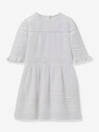 Vestido Lisy da CYRILLUS, coleção festas e casamentos, para menina branco 