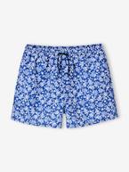 Boxers de banho floridos, para homem - coleção cápsula banho azul estampado 