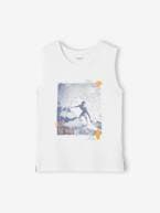 Camisola de cavas com impressão fotográfica surf, para menino branco 