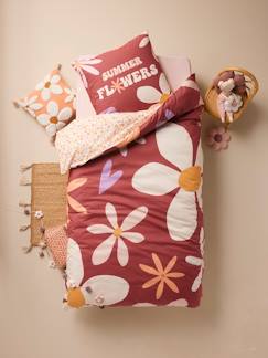 Têxtil-lar e Decoração-Roupa de cama criança-Capas de edredon-Conjunto capa de edredon + fronha de almofada para criança, com algodão reciclado, Ibiza