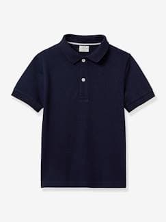 Menino 2-14 anos-T-shirts, polos-T-shirts-Polo da CYRILLUS, em algodão bio, para menino