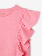 Conjunto t-shirt e calções, para menina rosa+rosa-pálido+verde-água 