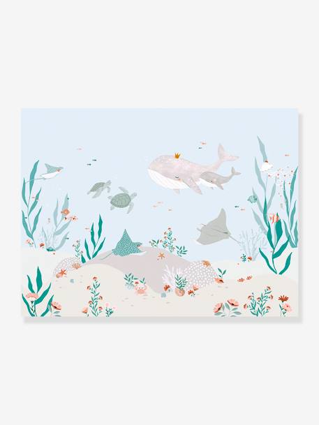 Papel de parede não tecido, DREAMY SEABED - LILIPINSO azul 