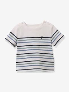 Bebé 0-36 meses-T-shirts-T-shirt às riscas da Cyrillus, em algodão bio, para bebé
