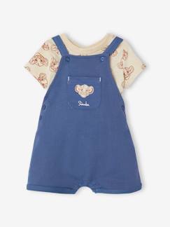 Conjunto para bebé: T-shirt + jardineiras-calção da Disney®, Rei Leão