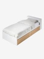 Cama de criança com gavetas + estante branco 