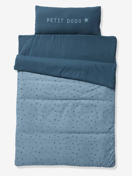 Pronto-a-dormir especial autonomia, MINIDODO essentiels azul estampado 