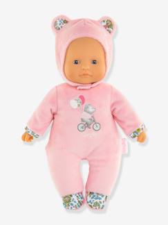 Brinquedos-Primeira idade-Bonecos-doudou, peluches e brinquedos em tecido-Pti'cœur rosa, ursinho - COROLLE