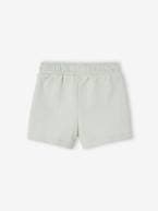 Bermudas em moletão, para bebé menino Azul escuro liso+CASTANHO MEDIO LISO+verde-água 