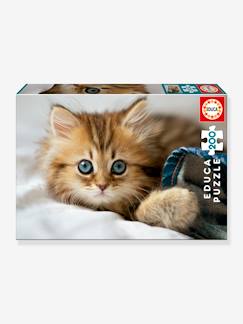 Brinquedos-Jogos educativos- Puzzles-Puzzle com 200 peças, Gatinho - EDUCA