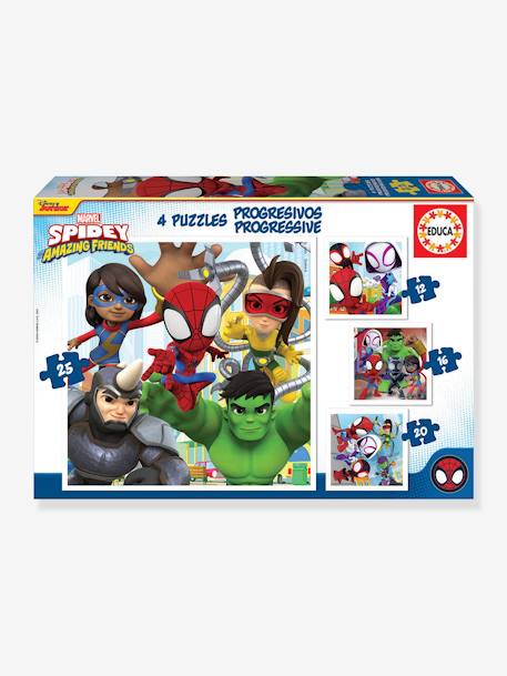 Puzzles Progressivos Spidey & His Amazing Friends - EDUCA multicolor 