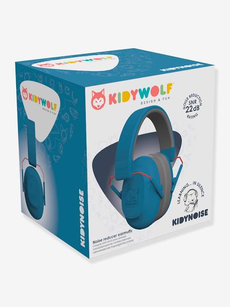 Auscultadores antirruídos Kidynoise - KIDYWOLF azul+verde 