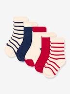 Lote de 5 pares de meias, para criança, da Petit Bateau multicolor 