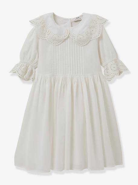 Vestido de cerimónia, Adeline da CYRILLUS, para menina branco 