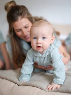 Personalizáveis-Bebé 0-36 meses-Pijama personalizável, em gaze de algodão, para bebé, Team Famille