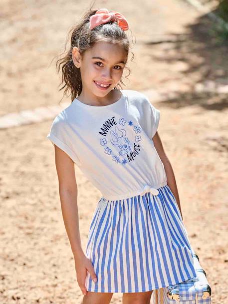 Vestido Minnie® da Disney, para menina azul-céu 