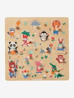 Brinquedos-Jogos educativos- Puzzles-Puzzle de pegas, Os animais felizes