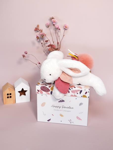 Boneco-doudou Happy, 25 cm - DOUDOU ET COMPAGNIE bege+pau-rosa 