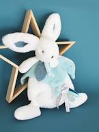 Boneco-doudou Happy, 25 cm - DOUDOU ET COMPAGNIE azul+bege+pau-rosa 