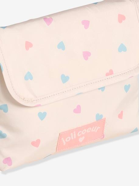 Lancheira tipo bolsa 'Jolie Coeur', para menina cru 