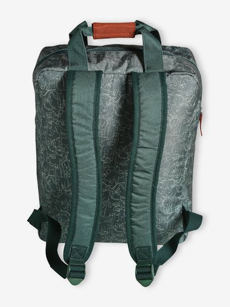 Mochila Dinossauros, para menino verde-abeto 