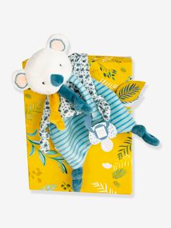 Brinquedos-Primeira idade-Bonecos-doudou, peluches e brinquedos em tecido-Yoca, o coala boneco-doudou porta-chupetas - DOUDOU ET COMPAGNIE