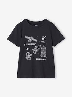 -T-shirt Basics, motivo à frente, para menino