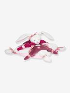 Boneco-doudou quadrado, 27 cm, coelho cereja - DOUDOU ET COMPAGNIE rosa 