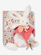 Boneco-doudou Happy, 25 cm - DOUDOU ET COMPAGNIE azul+bege+pau-rosa 