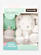 Conjunto água de colónia Baby cologne Sense + boneco-doudou coelho, da SUAVINEX branco 