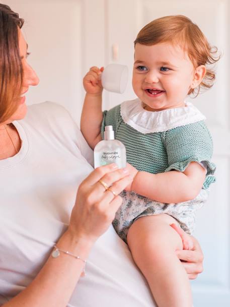 Conjunto água de colónia Baby cologne Sense + boneco-doudou coelho, da SUAVINEX branco 