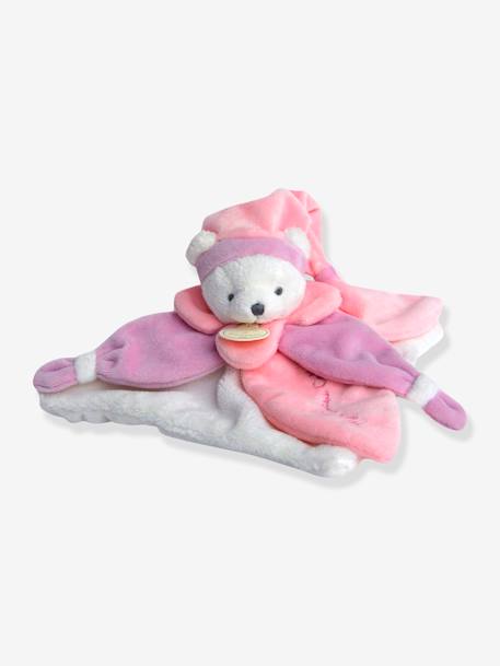 Boneco-doudou urso, 24 cm Collector - DOUDOU ET COMPAGNIE azul+rosa+toupeira 