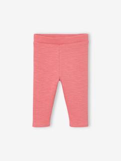 Bebé 0-36 meses-Calças, jeans-Leggings basics em canelado, para bebé