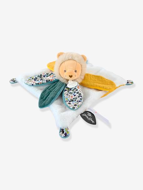 Boneco-doudou pétala, 27 cm, boh'aim - DOUDOU ET COMPAGNIE amarelo+azul+rosa 